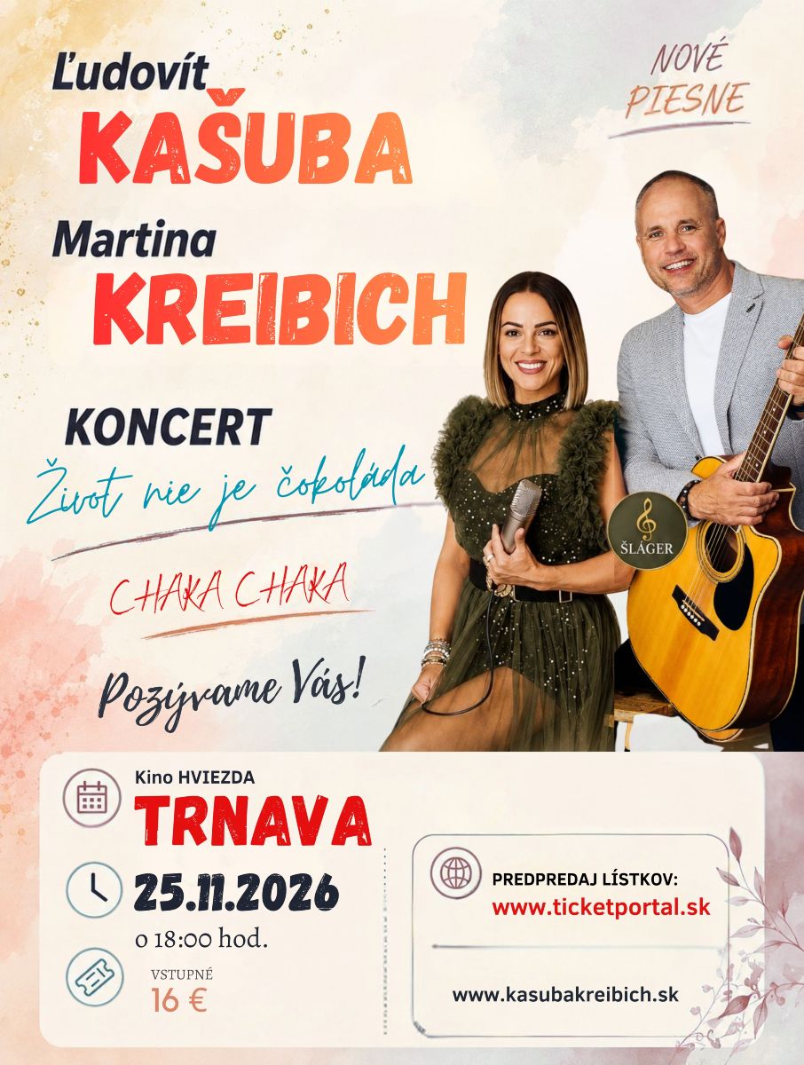 picture Koncert Ľudovít Kašuba a Martina Kreibich