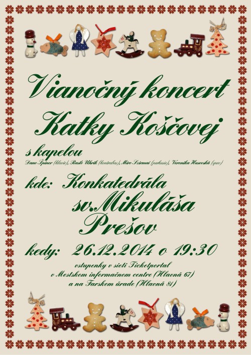 picture Vianočný koncert Katky Koščovej v Prešove