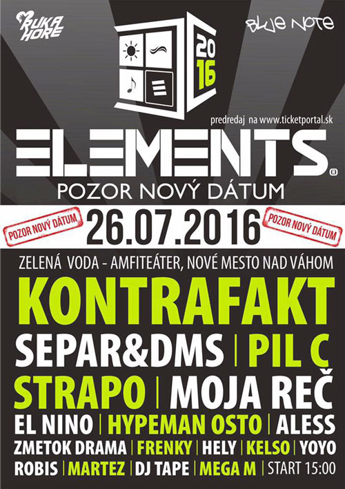 picture ELEMENTS - hip hop festival na Zelenej Vode