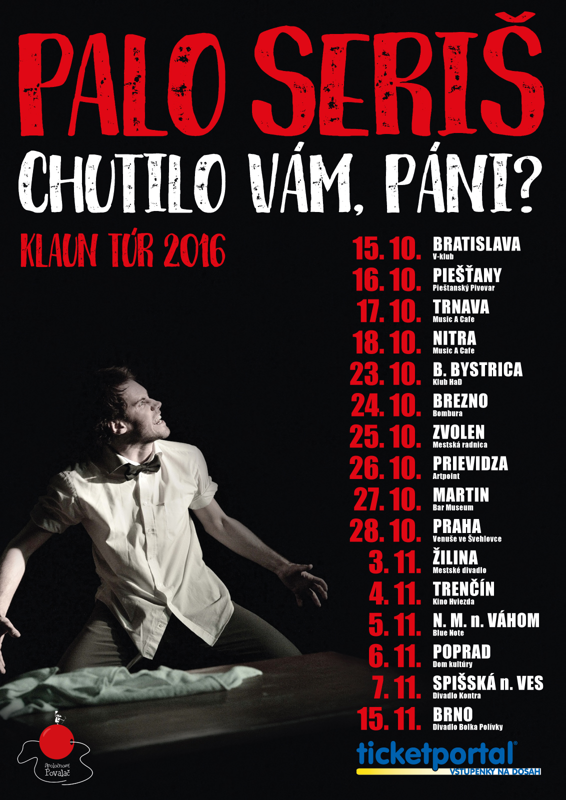 picture PALO SERIŠ - Chutilo vám, páni? - Klaun túr 2016