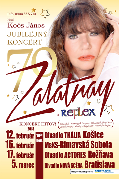 picture Zalatnay 70 ! Jubilejný Megakoncert