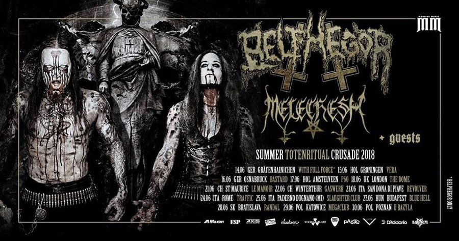 picture Belphegor / Melechesh Summer Totenritual Crusade