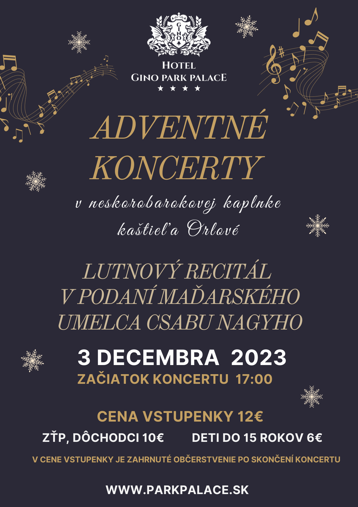 picture Adventné koncerty v kaštieli Orlové