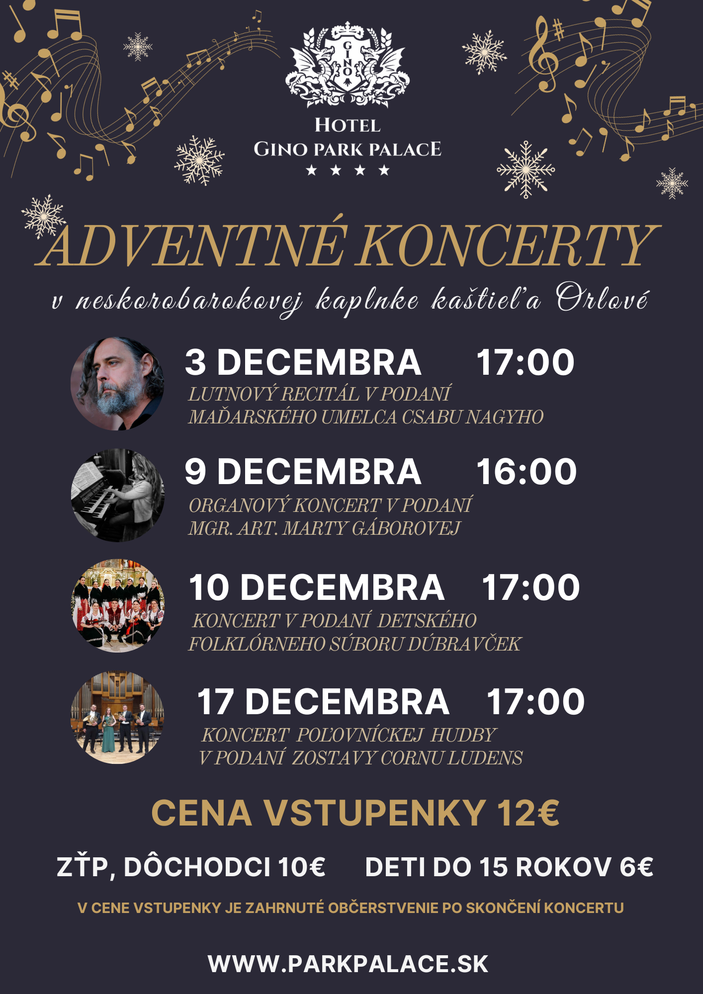 picture Adventné koncerty v kaštieli Orlové