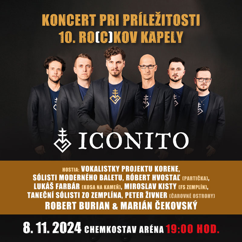 picture ROCKOVO - FOLKLÓRNY VEČER - ČAROVNÉ OSTROHY, ICONITO A FS ZEMPLÍN