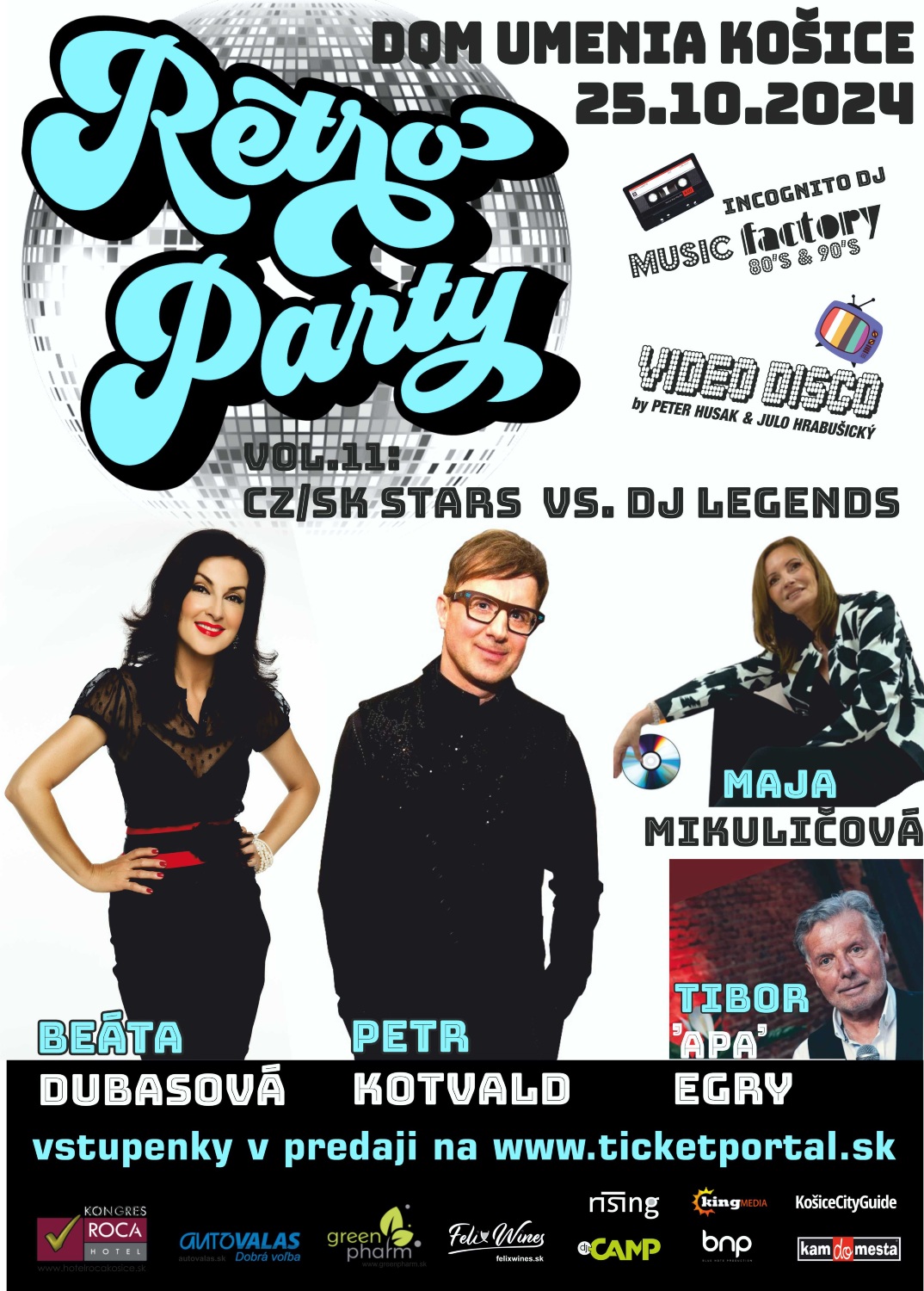 picture RETRO PARTY 2024 vol.11 : CZ/SK STARS VS. DJ LEGENDS