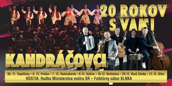 picture Kandráčovci 20 rokov s Vami
