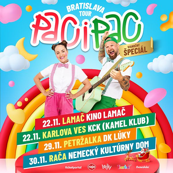 picture PACI PAC - Bratislava tour 2025 Vianočný špeciál