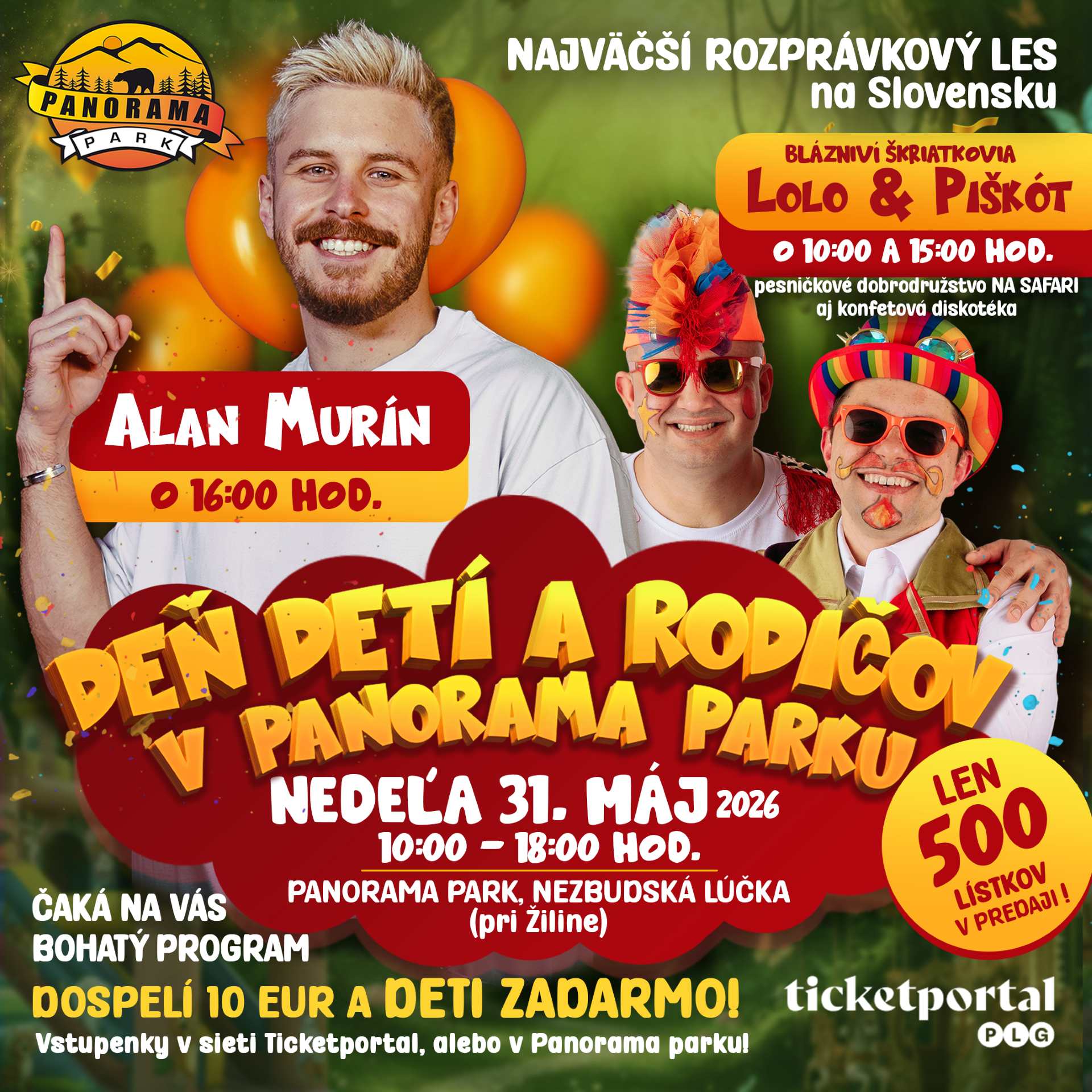 picture DEŇ DETÍ A RODIČOV V PANORAMA PARKU