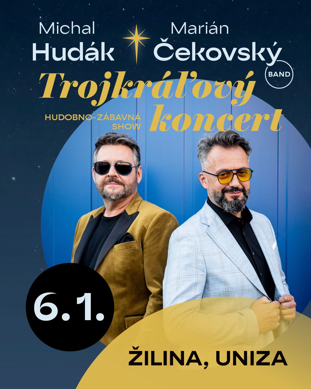 picture Michal Hudák, Marián Čekovský Band Trojkráľový koncert