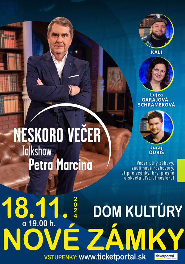 picture Neskoro večer - Talkshow Petra Marcina