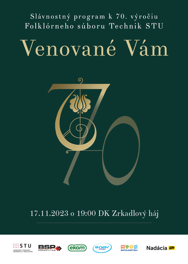 picture Venované Vám - Vysokoškolského umeleckého súboru Folklórneho súboru Technik STU